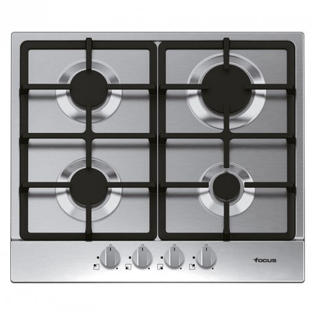 29-Plaque de Cuisson FOCUS F408X 4 Feux 60 cm Inox